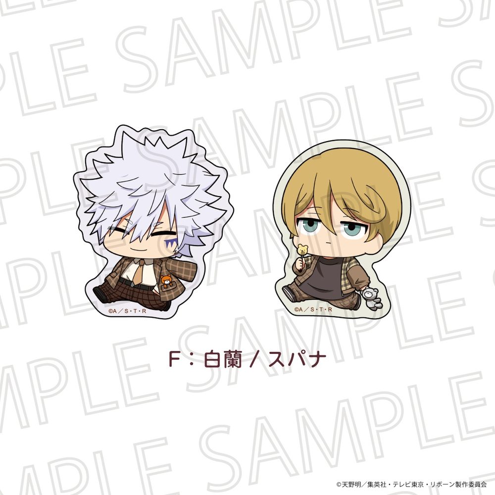 家庭教師ヒットマンREBORN! ぷちてく ステッカーセットF 白蘭/スパナ ("Reborn!" Puchi Teku Sticker Set F Byakuran / Spanner)