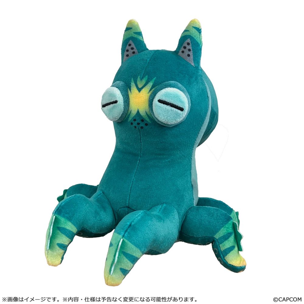 モンスターハンターワイルズ デフォルメぬいぐるみ オトモアイルー [エグドネコ] ("Monster Hunter Wilds" Deformed Plush Palico (Felyne Nu Udra))