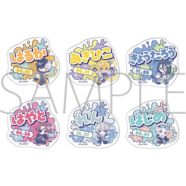 WIND BREAKER お名前バッジコレクション ぱすてるぽっぷ ("Wind Breaker" Name Badge Collection Pastel Pop)