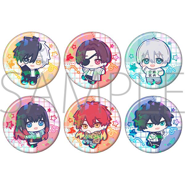 WIND BREAKER ホログラムキャラバッジコレクション ぬいパルすきっぷ ("Wind Breaker" Hologram Chara Badge Collection Nui Pal Skip)