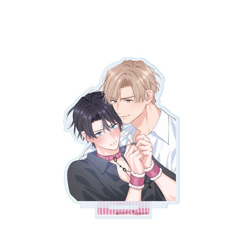 アクリルスタンド 優しくイジめて溶かして混ぜて 02 日高壱臣&三苫史(公式イラスト) (Acrylic Stand "Yasashiku Ijimete Tokashite Mazete" 02 Hidaka Ichiomi & Mitoma Chika (Official Illustration))