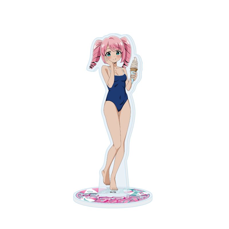 アクリルスタンド 魔法少女にあこがれて 37 花菱はるかA(描き下ろしイラスト) (Acrylic Stand "Gushing Over Magical Girls" 37 Hanabishi Haruka A (Original Illustration))