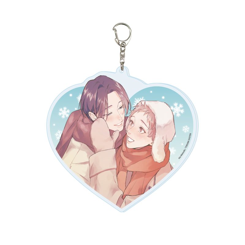 デカアクリルキーホルダー 初恋までの焦点距離 02 姫嶋翼&藍沢陽仁 B(公式イラスト) (Deka Acrylic Key Chain "Focal Length to My First Love" 02 Himejima Tsubasa & Aizawa Haruto B (Official Illustration))