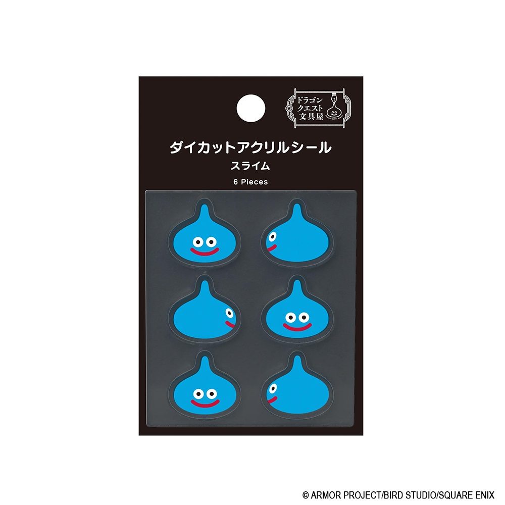 ドラゴンクエスト ドラゴンクエスト文具屋 ダイカットアクリルシール スライム ("Dragon Quest" Dragon Quest Bungu Die-Cut Acrylic Sticker Slime)