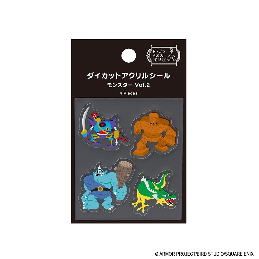 ドラゴンクエスト ドラゴンクエスト文具屋 ダイカットアクリルシール モンスター Vol.2 ("Dragon Quest" Dragon Quest Bungu Die-Cut Acrylic Sticker Monster Vol. 2)