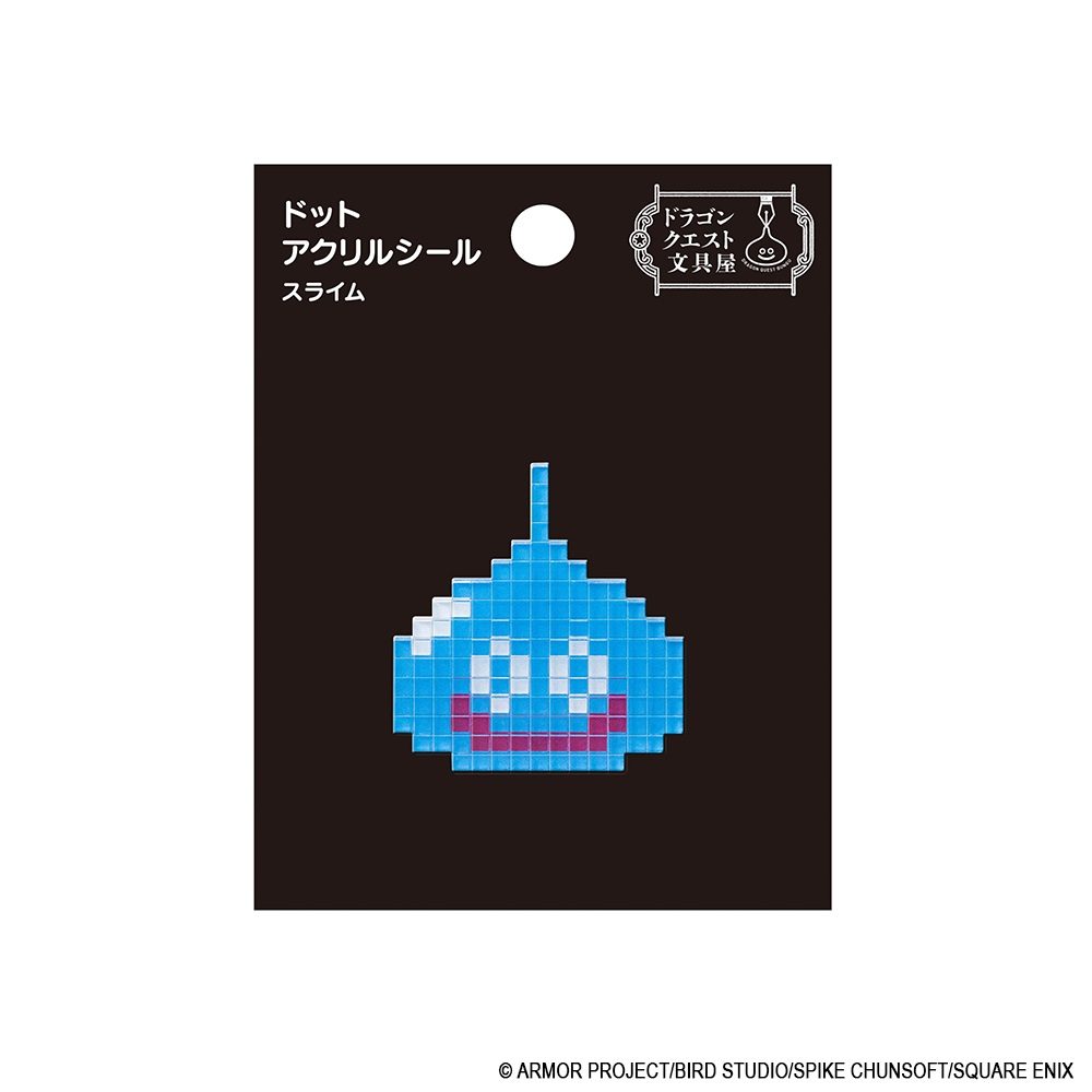 ドラゴンクエスト ドラゴンクエスト文具屋 ドットアクリルシール スライム ("Dragon Quest" Dragon Quest Bungu Dot Acrylic Sticker Slime)
