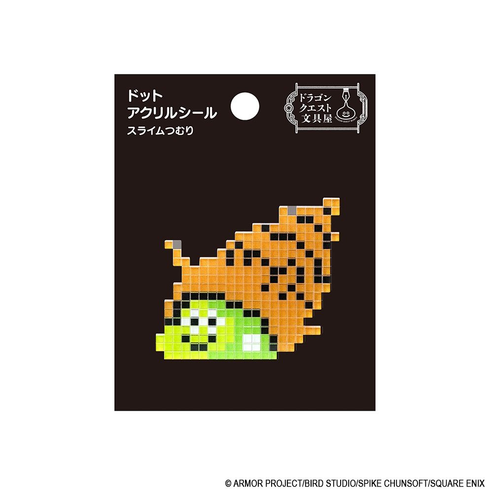 ドラゴンクエスト ドラゴンクエスト文具屋 ドットアクリルシール スライムつむり ("Dragon Quest" Dragon Quest Bungu Dot Acrylic Sticker Shell Slime)