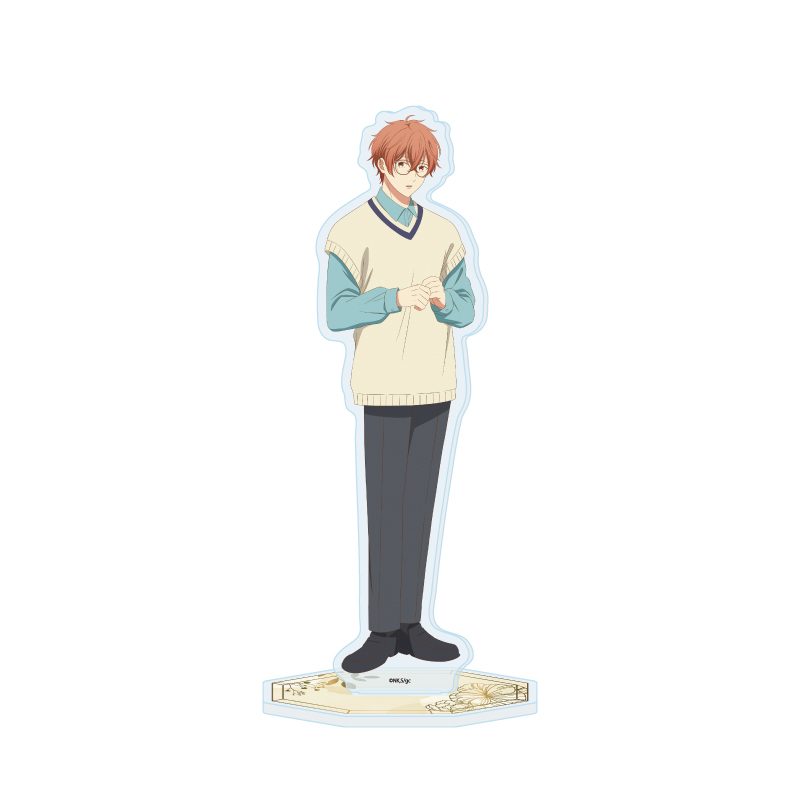 アクリルスタンド 映画 ギヴン 海へ 05 佐藤真冬 メガネVer.(描き下ろしイラスト) (Acrylic Stand "Given The Movie: To the Sea" 05 Sato Mafuyu Glasses Ver. (Original Illustration))