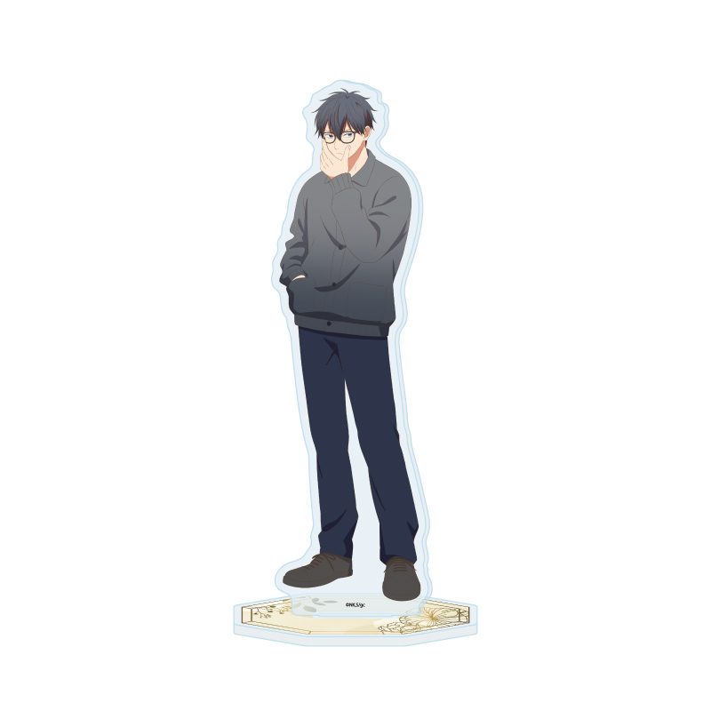 アクリルスタンド 映画 ギヴン 海へ 06 上ノ山立夏 メガネVer.(描き下ろしイラスト) (Acrylic Stand "Given The Movie: To the Sea" 06 Uenoyama Ritsuka Glasses Ver. (Original Illustration))