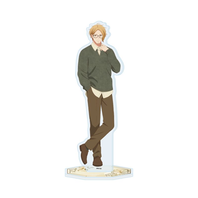 アクリルスタンド 映画 ギヴン 海へ 07 中山春樹 メガネVer.(描き下ろしイラスト) (Acrylic Stand "Given The Movie: To the Sea" 07 Nakayama Haruki Glasses Ver. (Original Illustration))