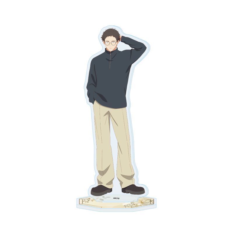 アクリルスタンド 映画 ギヴン 海へ 10 八木玄純 メガネVer.(描き下ろしイラスト) (Acrylic Stand "Given The Movie: To the Sea" 10 Yagi Shizusumi Glasses Ver. (Original Illustration))