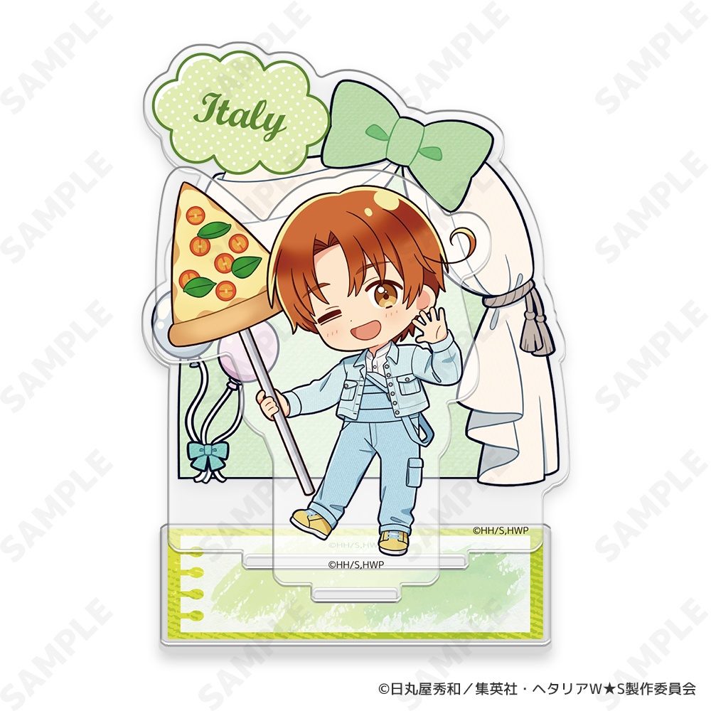 ヘタリア World☆Stars アクリルスタンド 1 イタリア-Greetings with Denim Style-[ドレセレmini] ("Hetalia World Stars" Acrylic Stand 1 Italy -Greetings with Denim Style- (DreCelle Mini))