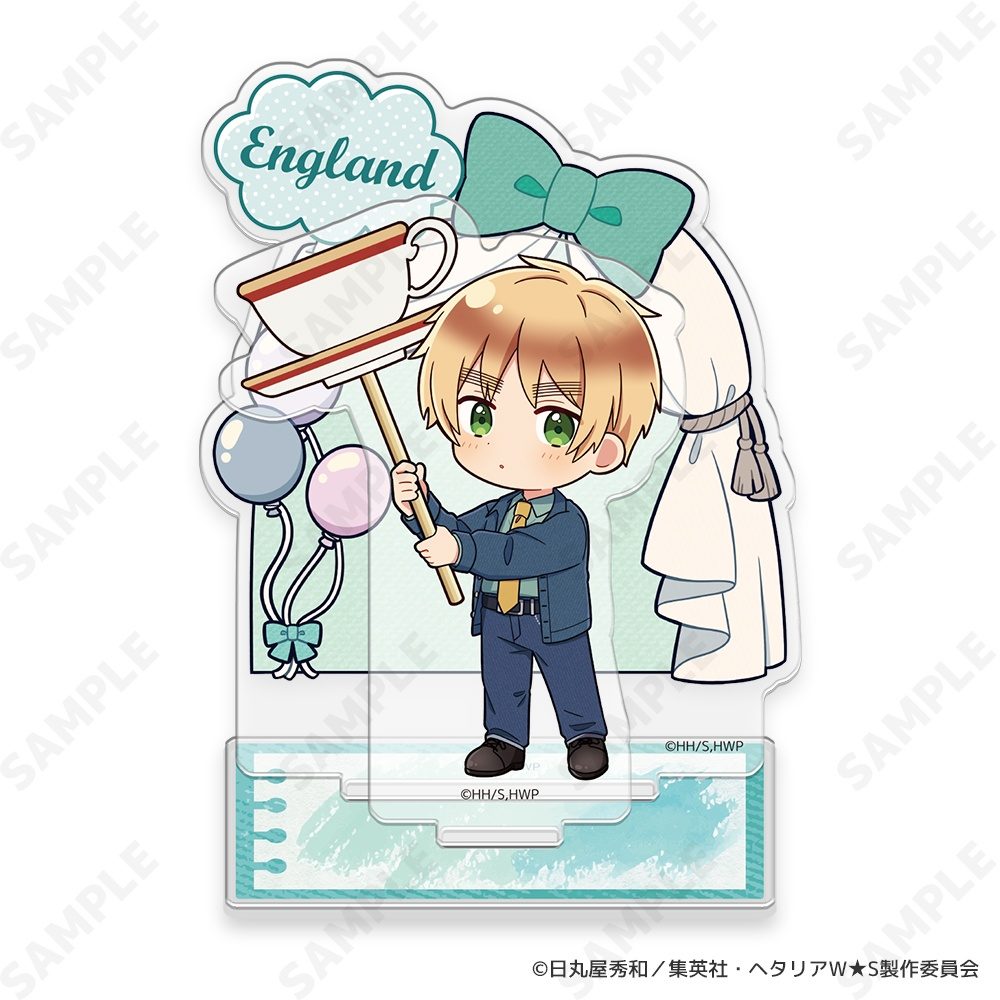 ヘタリア World☆Stars アクリルスタンド 5 イギリス-Greetings with Denim Style-[ドレセレmini] ("Hetalia World Stars" Acrylic Stand 5 United Kingdom -Greetings with Denim Style- (DreCelle Mini))