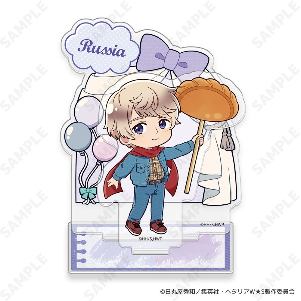 ヘタリア World☆Stars アクリルスタンド 7 ロシア-Greetings with Denim Style-[ドレセレmini] ("Hetalia World Stars" Acrylic Stand 7 Russia -Greetings with Denim Style- (DreCelle Mini))