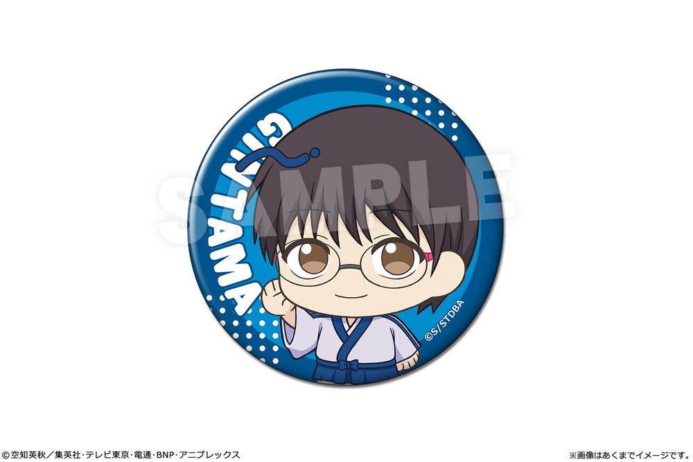 銀魂 マット缶バッジ Ver.性別逆転篇 02 志村新八 ("Gintama" Matte Can Badge Ver. Dekobokko Arc 02 Shimura Shinpachi)