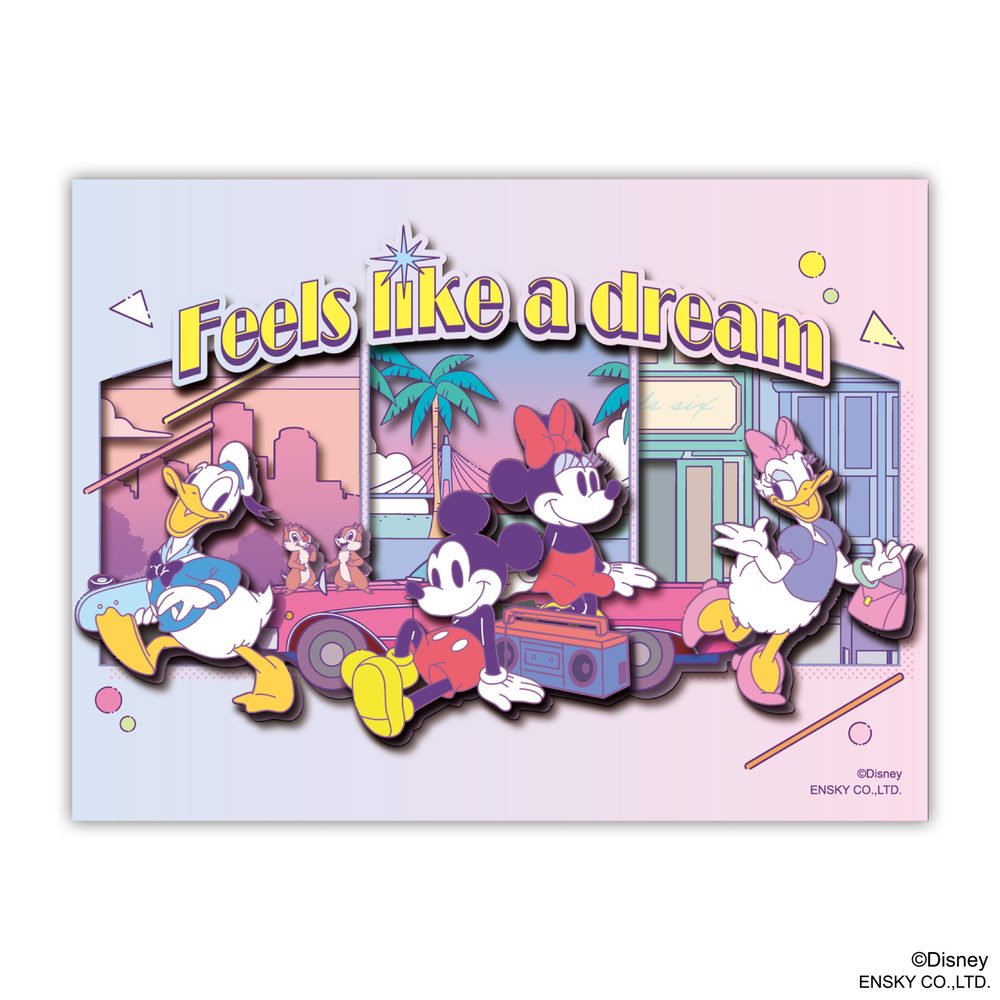 ディズニー ペーパーシャドーアートミニ SA-M94 ミッキー&フレンズ (Disney Paper Shadow Art Mini SA-M94 Mickey & Friends)