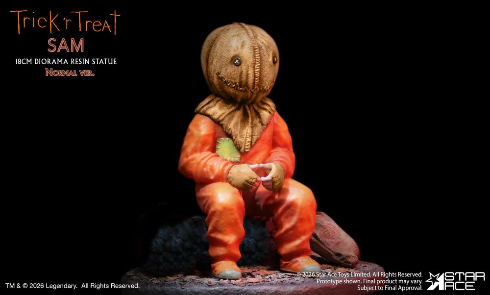 スターエーストイズ トリック or トリート サム ジオラマスタチュー (Star Ace Toys "Trick 'r Treat" Sam Diorama Statue)