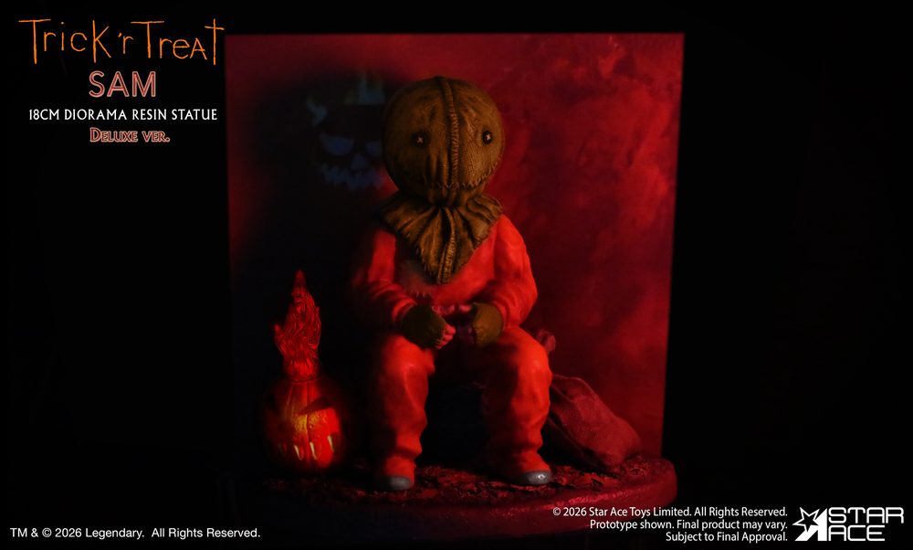 スターエーストイズ トリック or トリート サム ジオラマスタチュー デラックスVer. (Star Ace Toys "Trick 'r Treat" Sam Diorama Statue Deluxe Ver.)