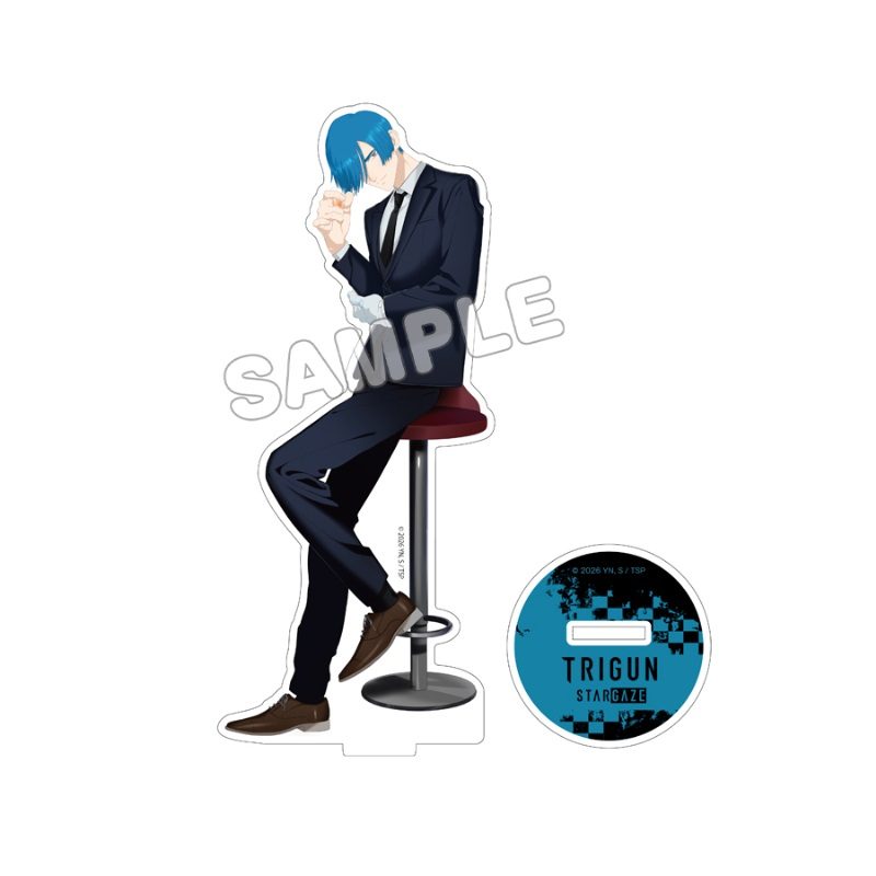 TRIGUN STARGAZE 描き下ろしアクリルスタンド レガート・ブルーサマーズ ("Trigun Stargaze" Original Illustration Acrylic Stand Legato Bluesummers)