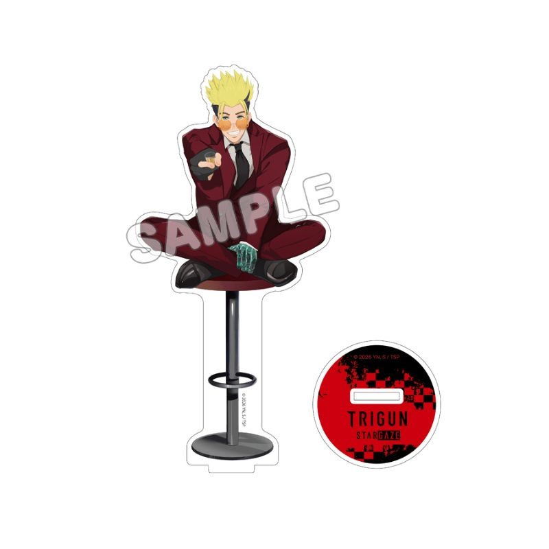 TRIGUN STARGAZE 描き下ろしアクリルスタンド ヴァッシュ・ザ・スタンピード ("Trigun Stargaze" Original Illustration Acrylic Stand Vash the Stampede)