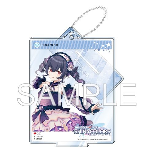 アイドルマスター シャイニーカラーズ 自撮り風アクリルスタンド 回り煌めく夢鏡の華 杜野凛世Ver. ("The Idolmaster Shiny Colors" Selfie Style Acrylic Stand Kaleidoscopic Mirror Illusion Morino Rinze Ver.)