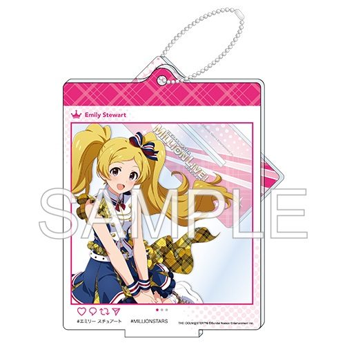 アイドルマスター ミリオンライブ! 自撮り風アクリルスタンド 超々∞MUGENDAI エミリー スチュアートVer. ("The Idolmaster Million Live!" Selfie Style Acrylic Stand Super MUGENDAI Emily Stewart Ver.)