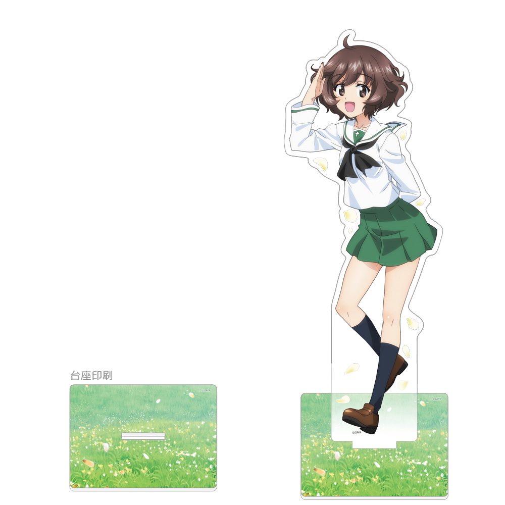 ガールズ&パンツァー 最終章 描き下ろし特大アクリルスタンド 秋山優花里/制服 ("GIRLS und PANZER das Finale" Original Illustration Extra Large Acrylic Stand Akiyama Yukari / School Uniform)