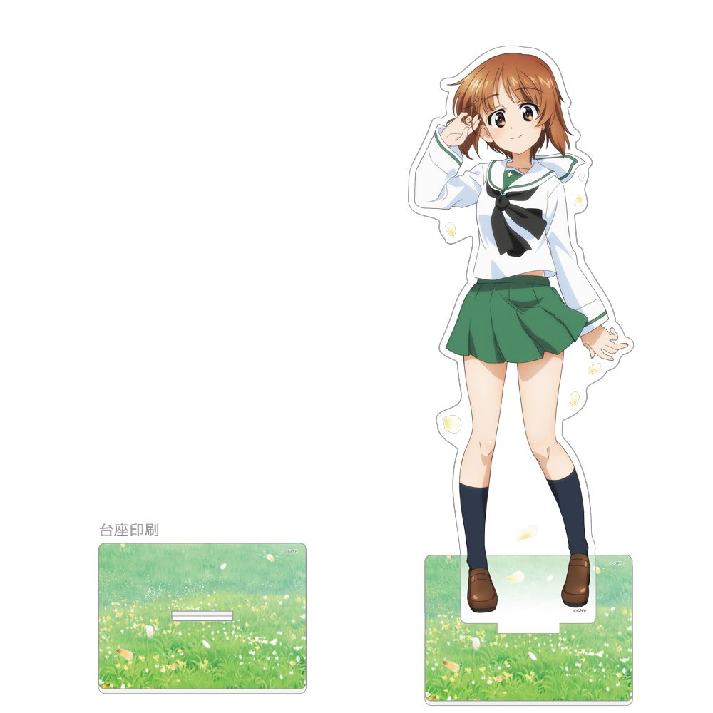 ガールズ&パンツァー 最終章 描き下ろし特大アクリルスタンド 西住みほ/制服 ("GIRLS und PANZER das Finale" Original Illustration Extra Large Acrylic Stand Nishizumi Miho / School Uniform)