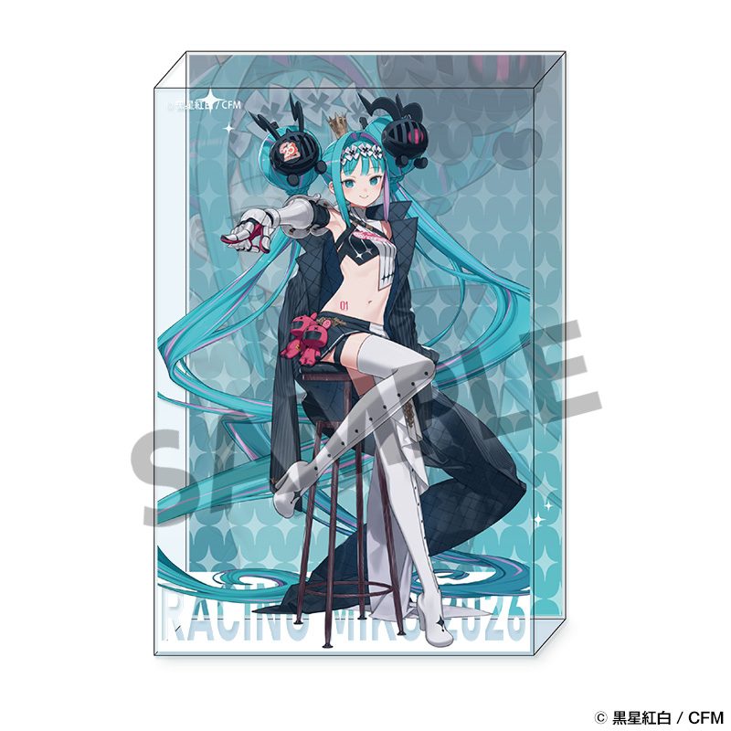 レーシングミク 2026 GSC 25th Ver. アクリルブロック (Racing Miku 2026 GSC 25th Ver. Acrylic Block)