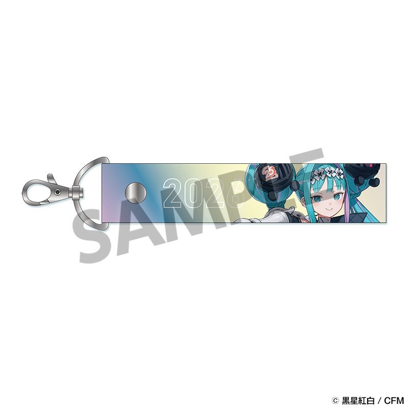 レーシングミク 2026 GSC 25th Ver. オーロラテープキーホルダー (Racing Miku 2026 GSC 25th Ver. Iridescent Tape Keychain)