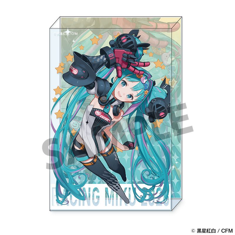 レーシングミク 2026 Rd.1 OKAYAMA 応援 Ver. アクリルブロック (Racing Miku 2026 Rd.1 OKAYAMA CHEERING Ver. Acrylic Block)