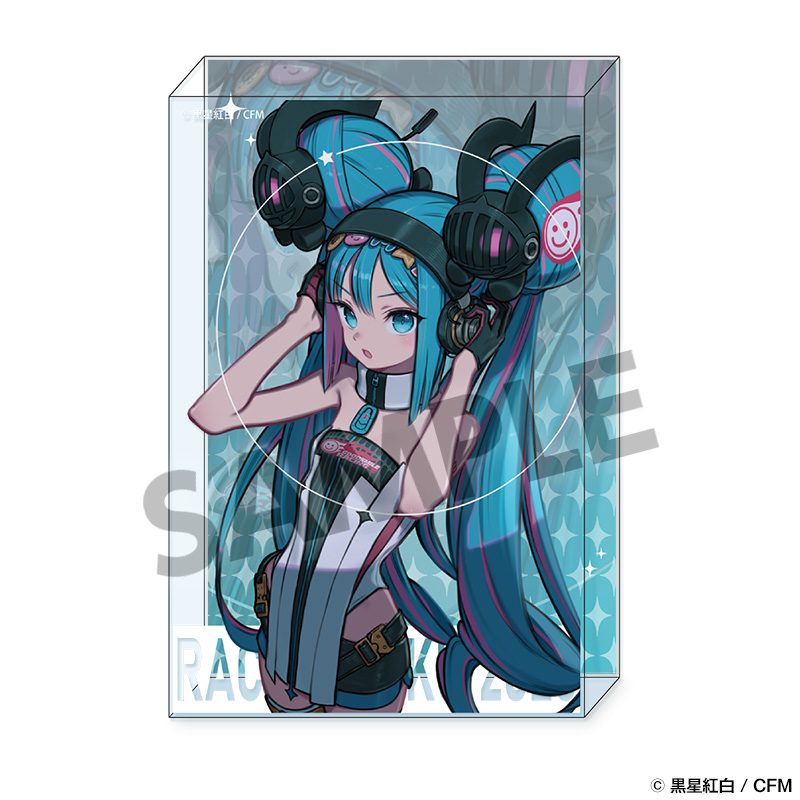 レーシングミク 2026 Rd.2 FUJI 応援 Ver. アクリルブロック (Racing Miku 2026 Rd.2 FUJI CHEERING Ver. Acrylic Block)