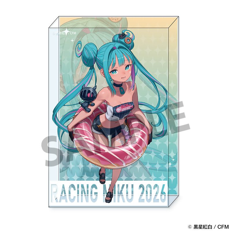 レーシングミク 2026 Rd.3 SEPANG 応援 Ver. アクリルブロック (Racing Miku 2026 Rd.3 SEPANG CHEERING Ver. Acrylic Block)