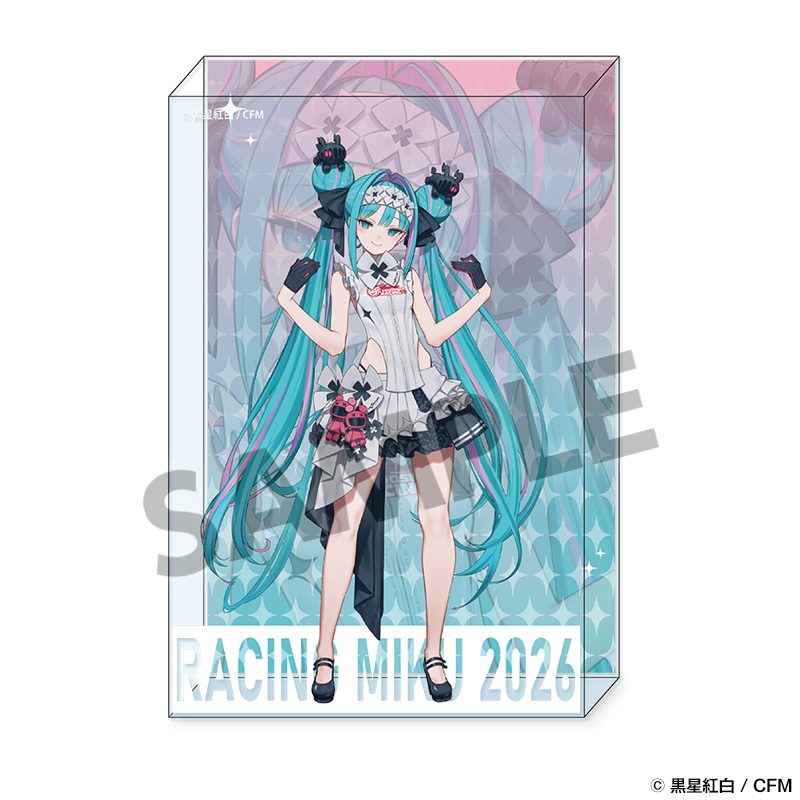 レーシングミク 2026 カフェ Ver. アクリルブロック (Racing Miku 2026 CAFE Ver. Acrylic Block)