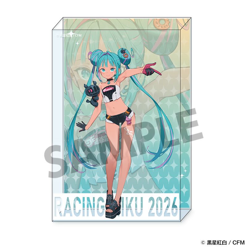 レーシングミク 2026 セパン Ver. アクリルブロック (Racing Miku 2026 SEPANG Ver. Acrylic Block)