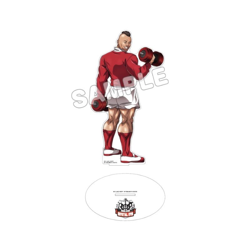 刃牙道×クリスタルジム アクリルスタンド しんや ("Baki-Dou" x CRYSTAL GYM Acrylic Stand Shinya)