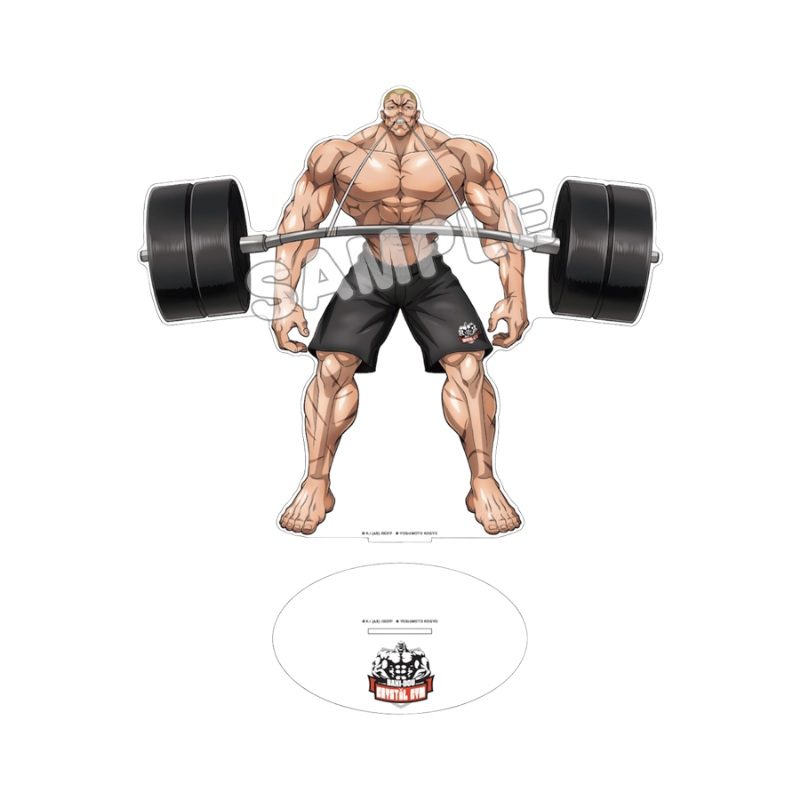 刃牙道×クリスタルジム アクリルスタンド ジャック・ハンマー ("Baki-Dou" x CRYSTAL GYM Acrylic Stand Jack Hammer)