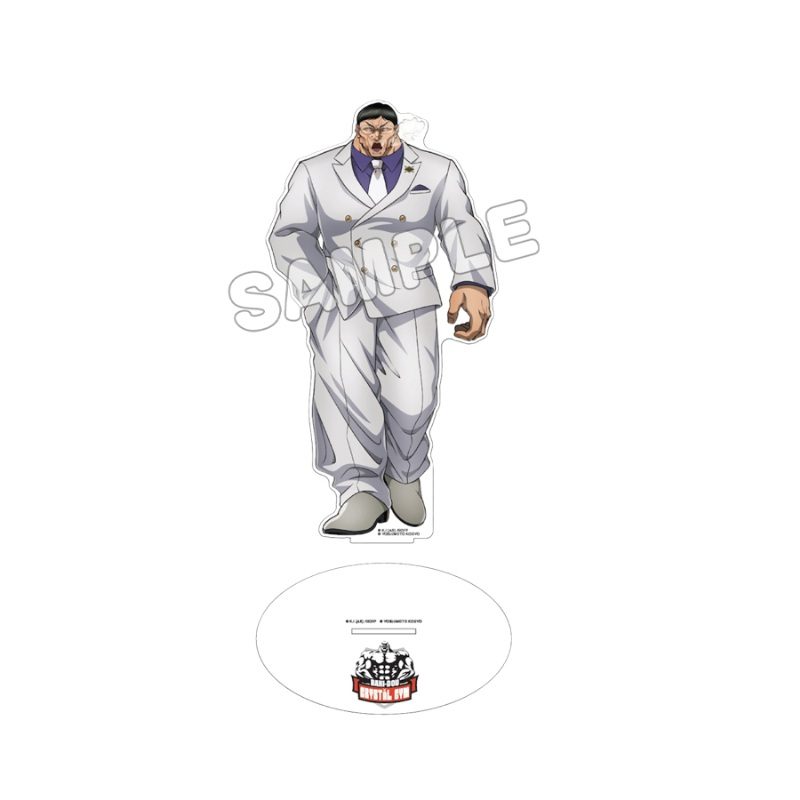 刃牙道×クリスタルジム アクリルスタンド 花山薫 ("Baki-Dou" x CRYSTAL GYM Acrylic Stand Hanayama Kaoru)