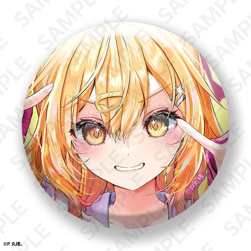 缶バッジ ピースVer. P丸様。 (Can Badge Peace Ver. Pmarusama)