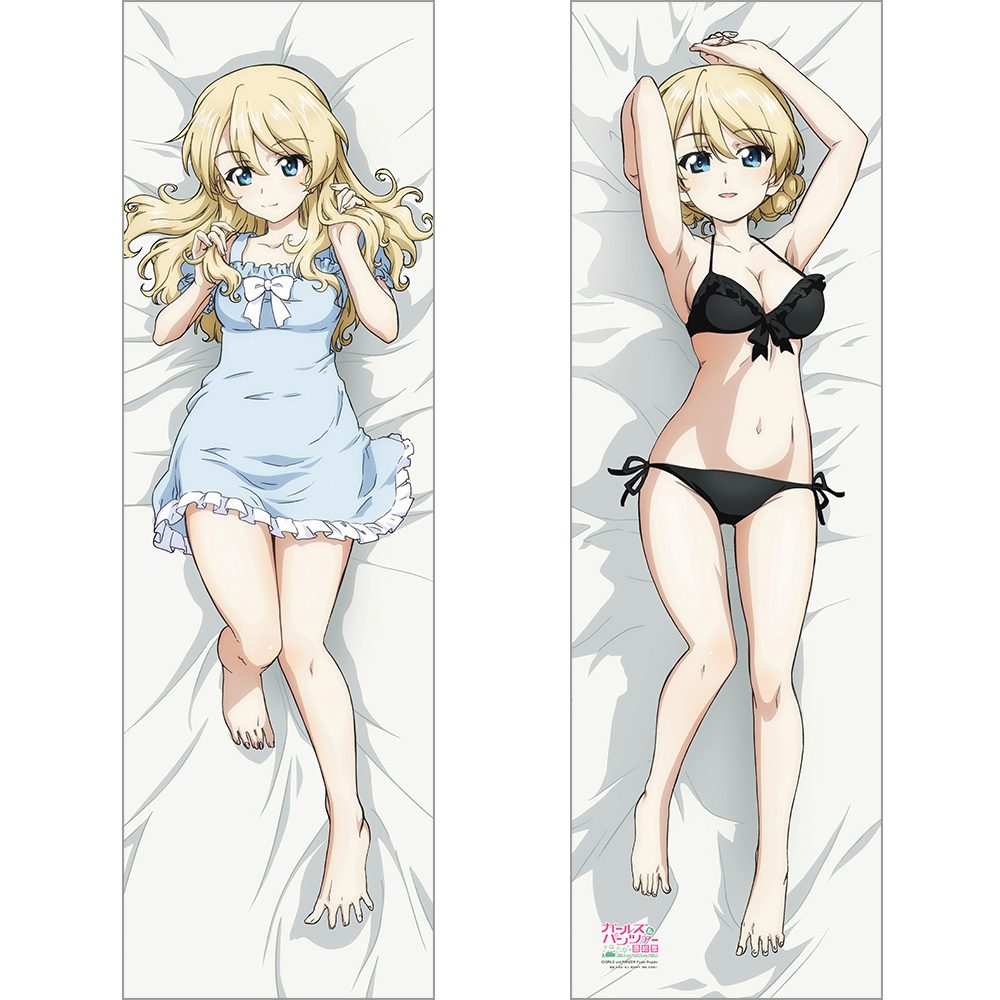 ガールズ&パンツァー 最終章 描き下ろし抱き枕カバー ダージリン/黒 2WAYトリコット ("GIRLS und PANZER das Finale" Original Illustration Dakimakura Cover Darjeeling / Black 2way Tricot)