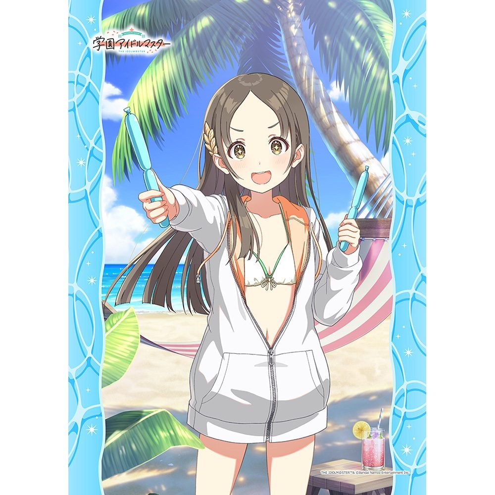 学園アイドルマスター B2タペストリー 倉本千奈/キミとセミブルー Wスエード ("Gakuen Idolmaster" B2 Tapestry Kuramoto China / Kimi to Semi Blue W Suede)
