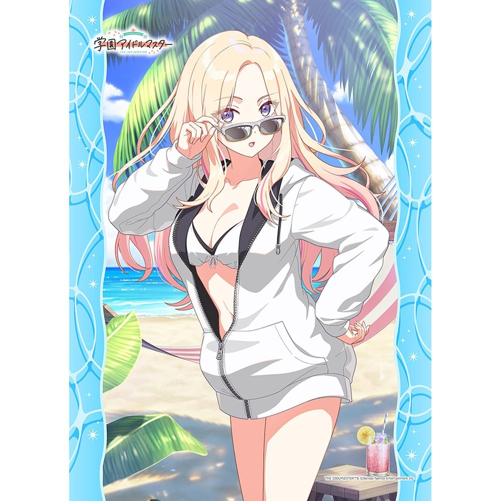 学園アイドルマスター B2タペストリー 十王星南/キミとセミブルー Wスエード ("Gakuen Idolmaster" B2 Tapestry Juo Sena / Kimi to Semi Blue W Suede)
