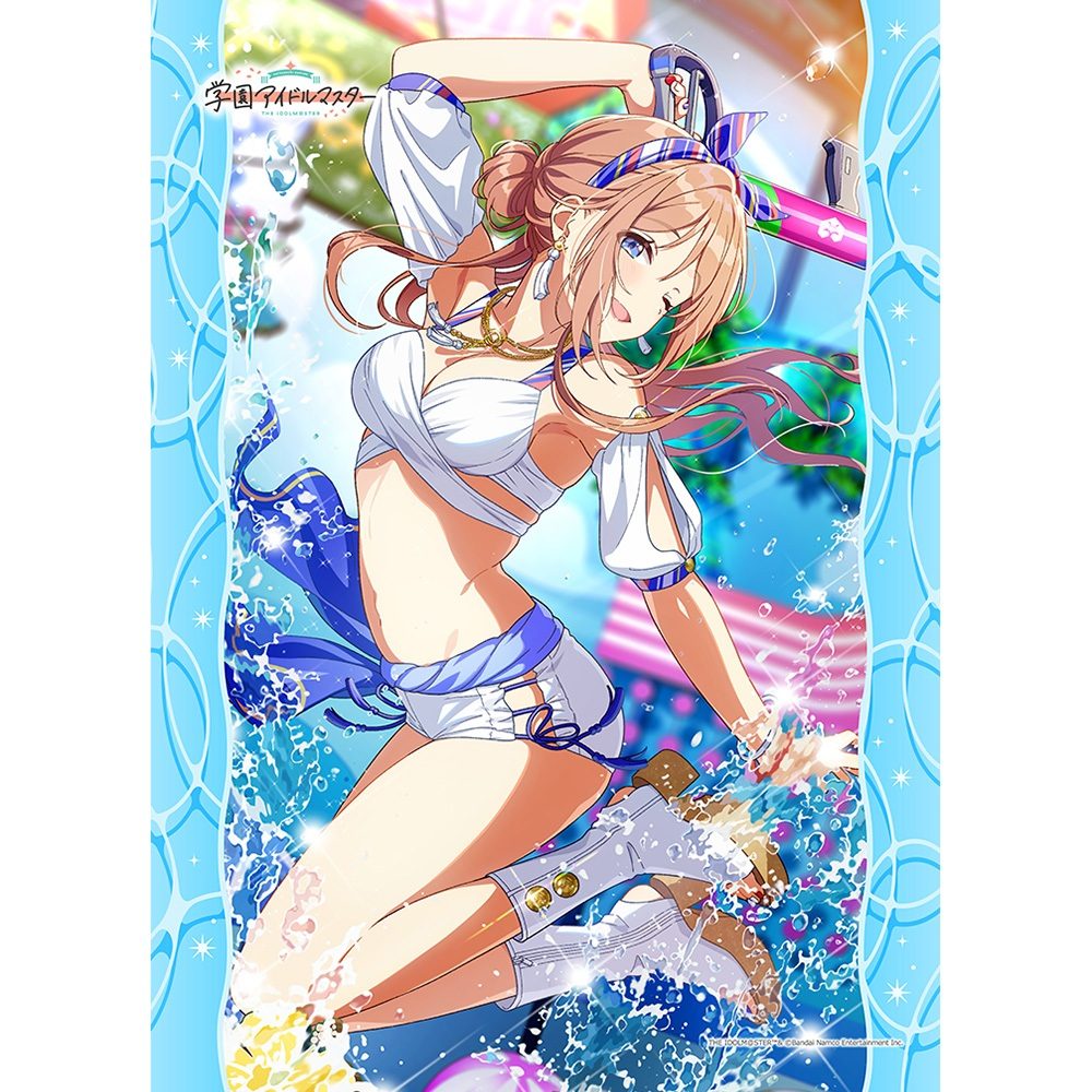 学園アイドルマスター B2タペストリー 姫崎莉波/キミとセミブルー Wスエード ("Gakuen Idolmaster" B2 Tapestry Himesaki Rinami / Kimi to Semi Blue W Suede)