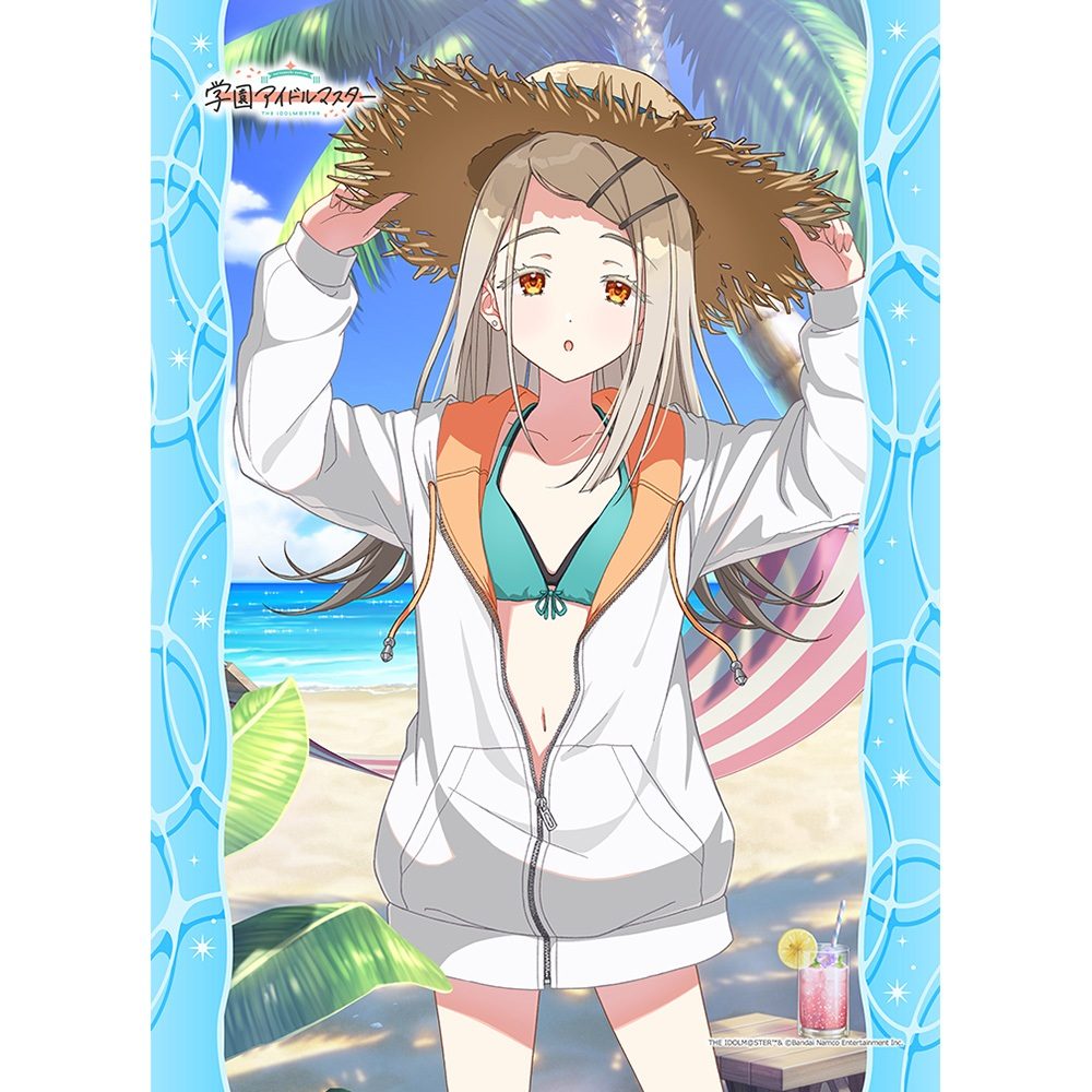 学園アイドルマスター B2タペストリー 篠澤広/キミとセミブルー Wスエード ("Gakuen Idolmaster" B2 Tapestry Shinosawa Hiro / Kimi to Semi Blue W Suede)