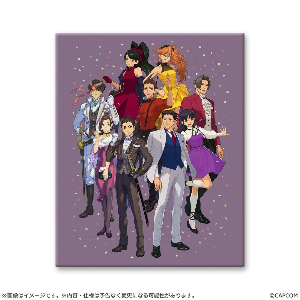 逆転裁判25周年 メインビジュアル キャラファインボード ("Ace Attorney" 25th Anniversary Main Visual Chara Fine Board)