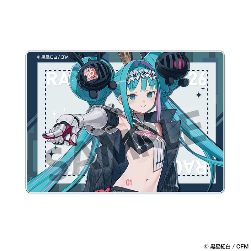 レーシングミク 2026 GSC 25th Ver. アクリルカード (Racing Miku 2026 GSC 25th Ver. Acrylic Card)