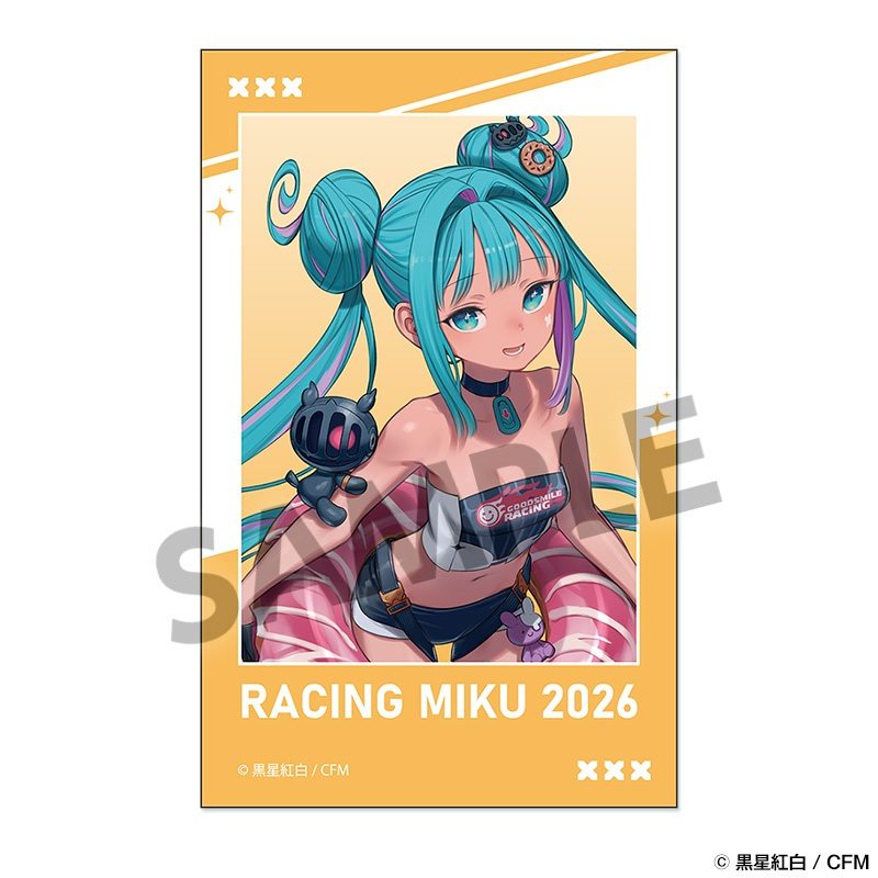 レーシングミク 2026 Rd.3 SEPANG 応援Ver. インスタントフォト風ステッカー (Racing Miku 2026 Rd.3 SEPANG CHEERING Ver. Instant Photo-style Sticker)