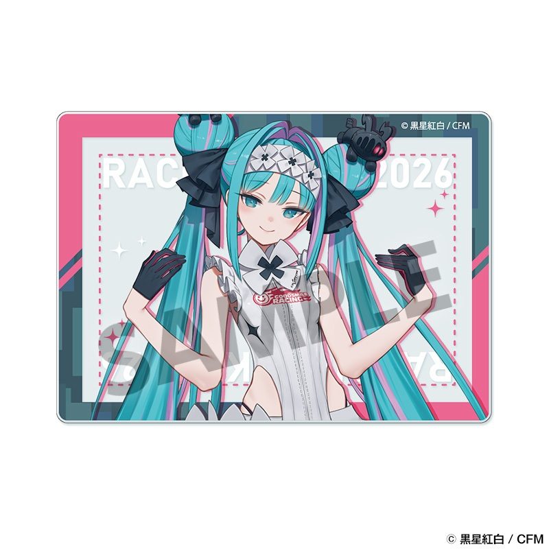 レーシングミク 2026 カフェVer. アクリルカード (Racing Miku 2026 CAFE Ver. Acrylic Card)