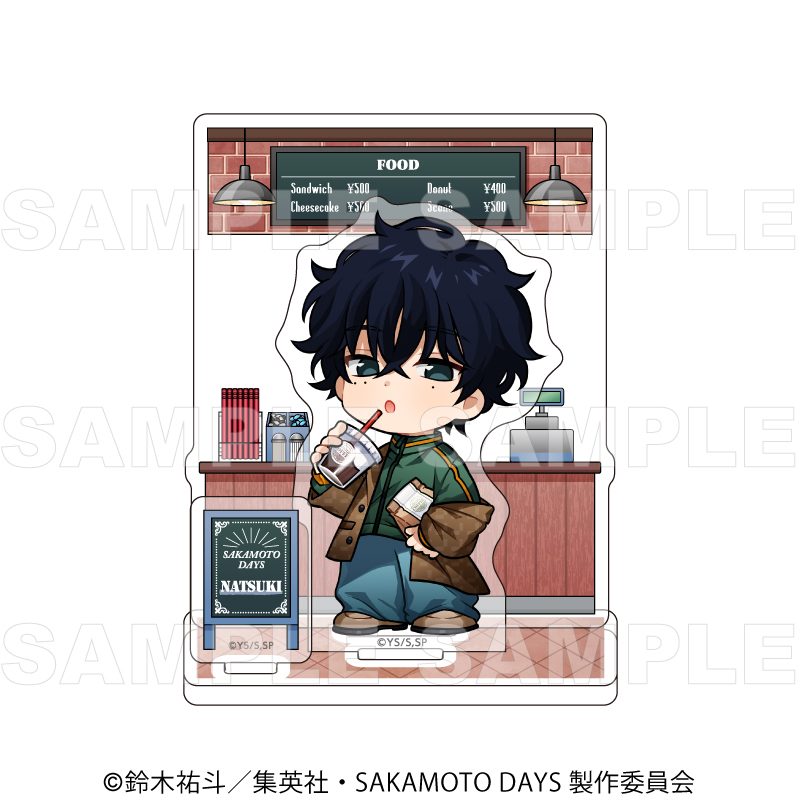 SAKAMOTO DAYS Vintage Style ちびキャラVer. アクリルスタンド 勢羽夏生 ("Sakamoto Days" Vintage Style Chibi Chara Ver. Acrylic Stand Seba Natsuki)