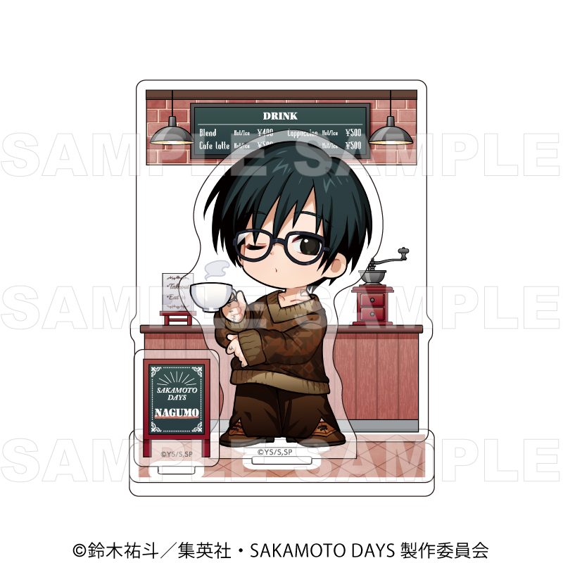 SAKAMOTO DAYS Vintage Style ちびキャラVer. アクリルスタンド 南雲 ("Sakamoto Days" Vintage Style Chibi Chara Ver. Acrylic Stand Nagumo)